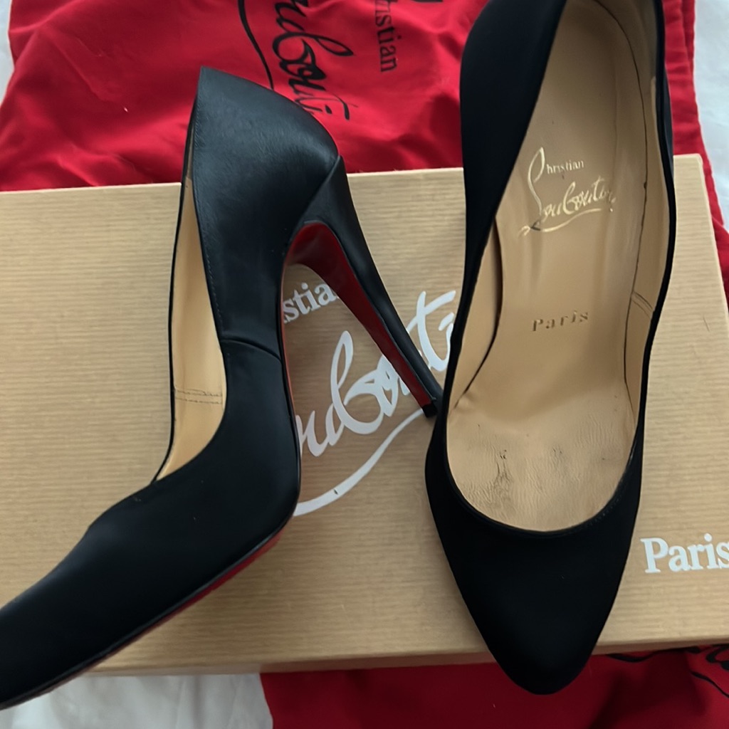 Christian Louboutin High Heel Black Pumps.